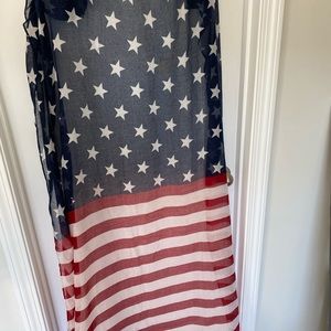 USA American Flag Scarf America stars stripes
